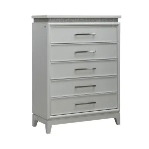 Reflections 5-Drawer Chest - White