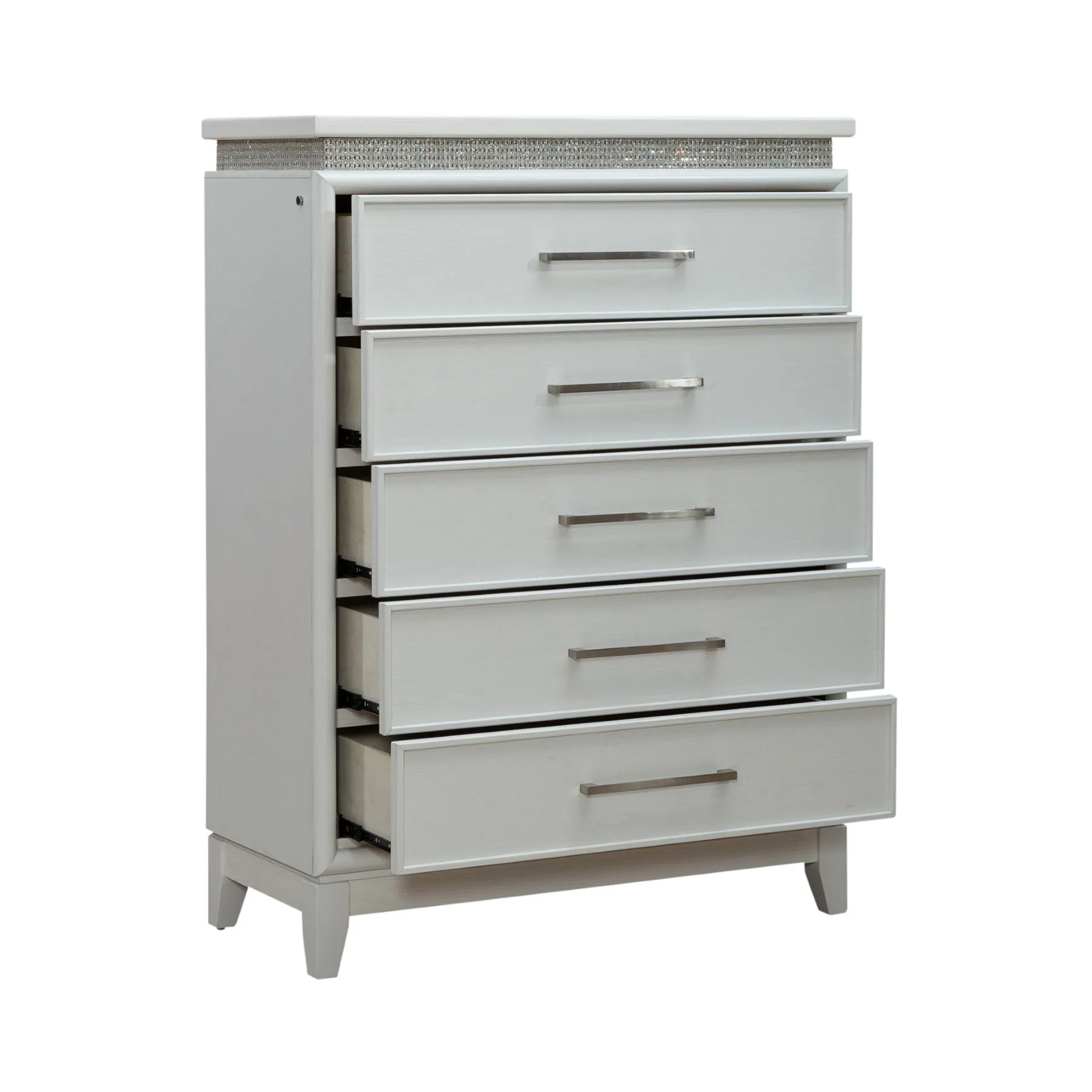 Reflections 5-Drawer Chest - White