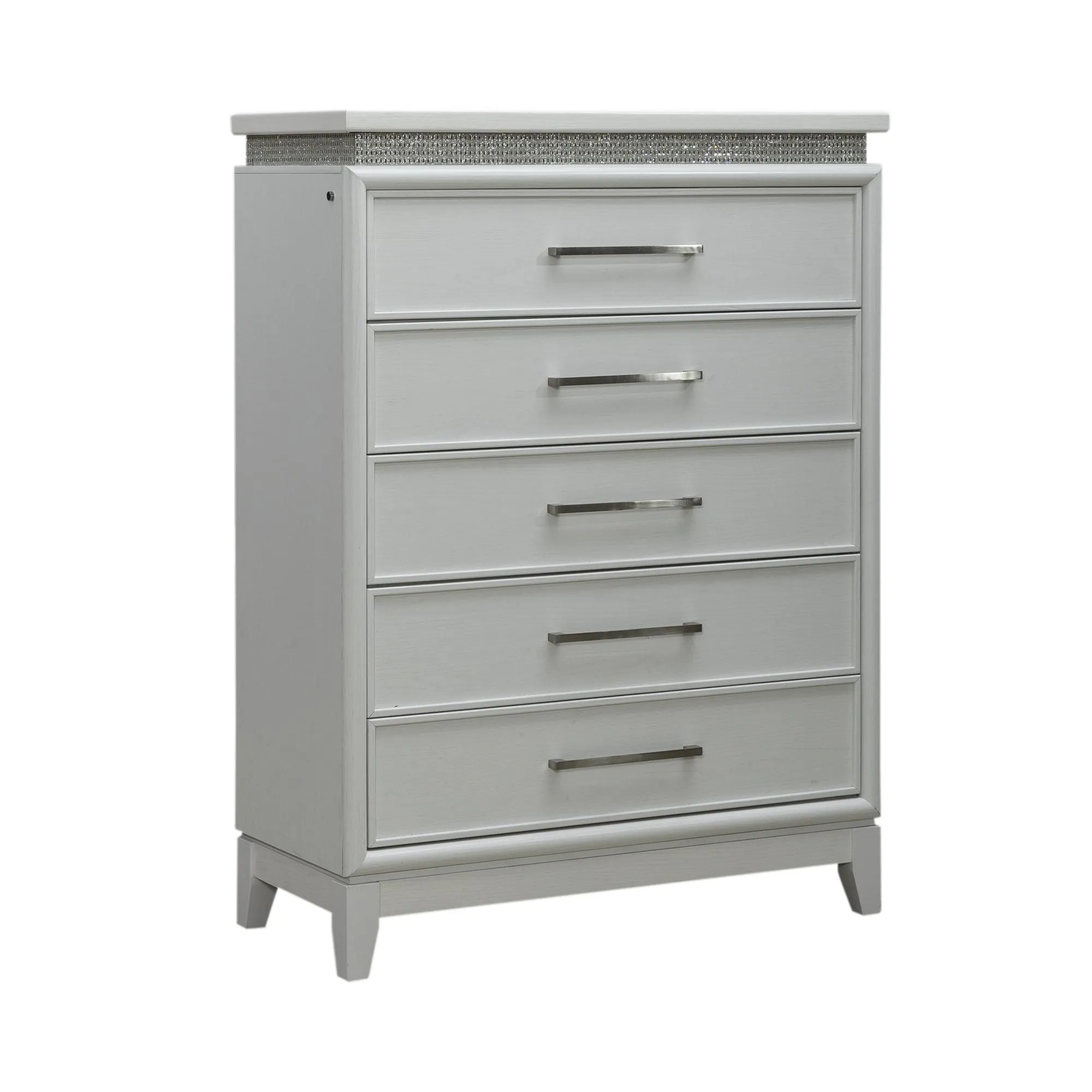 Reflections 5-Drawer Chest - White