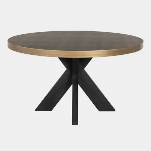 Ridgeville - 140cm Round Dining Table Shagreen Finish