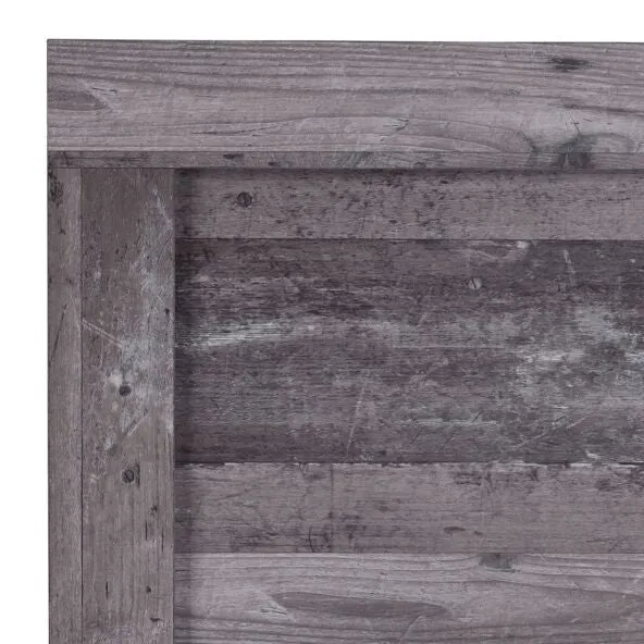 River 3-Piece Full Bed - Light Grey