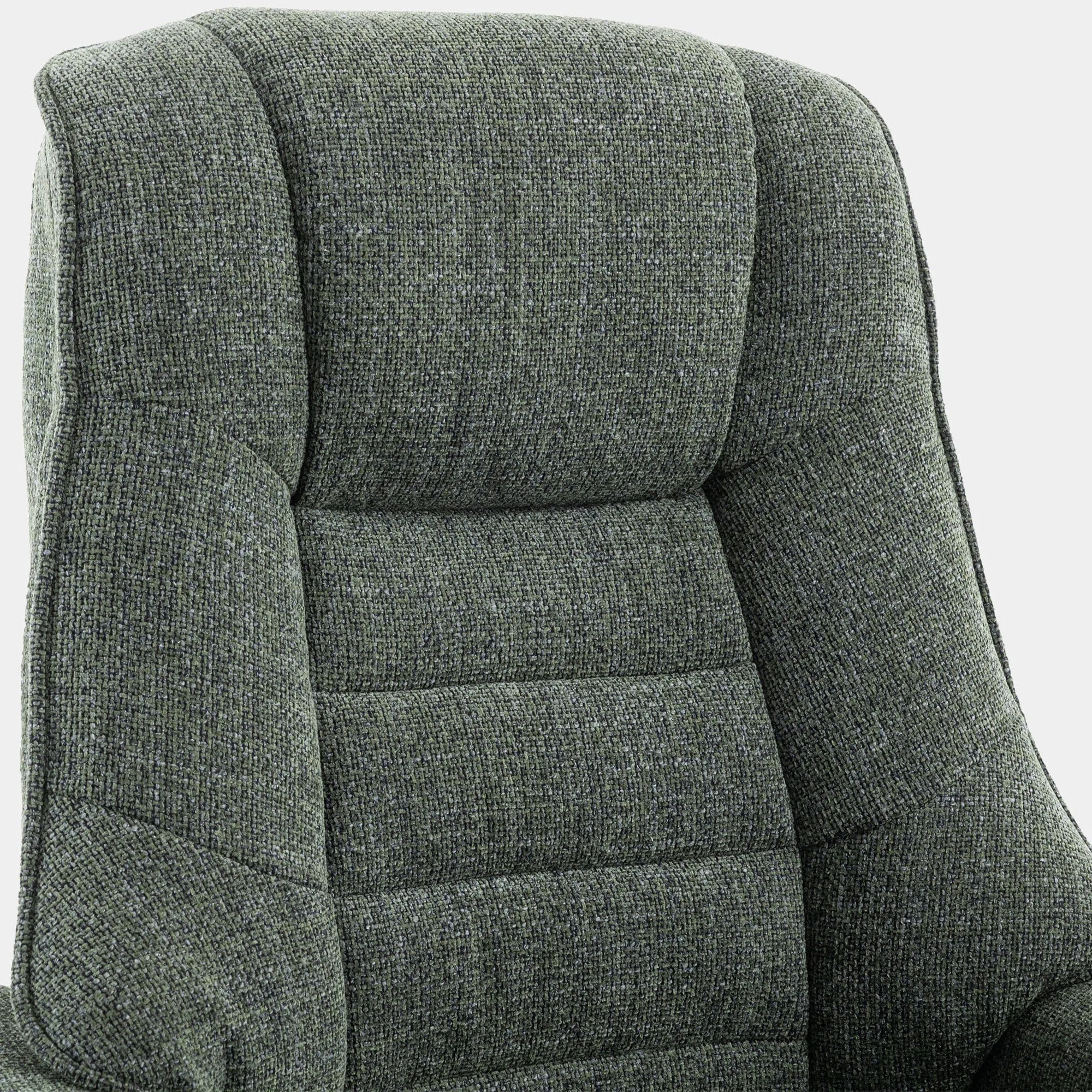 Royale - Swivel Recliner Chair & Footstool In Fabric