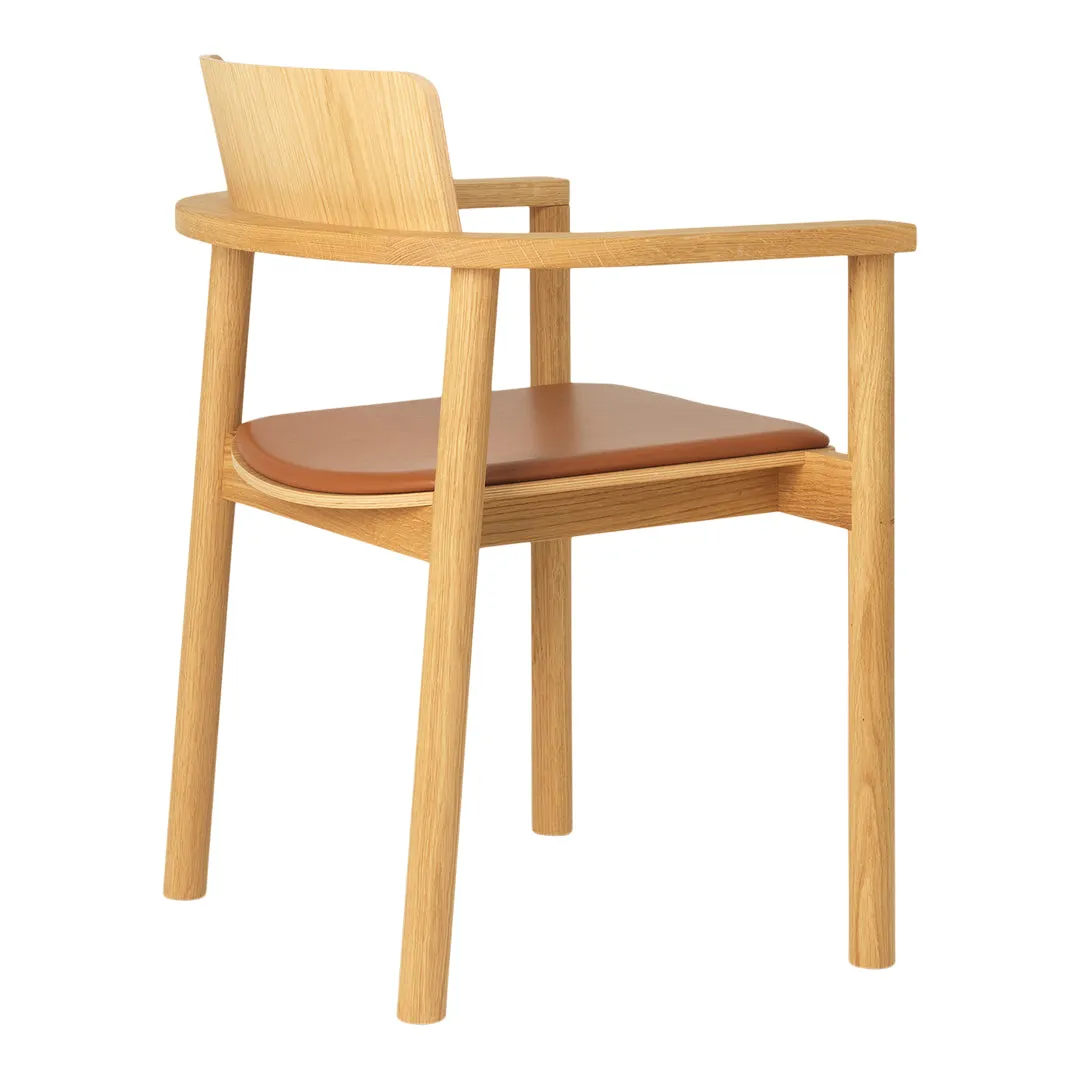 Rudi Dining Armchair - Seat Upholstered