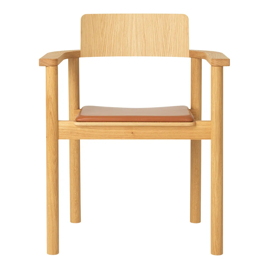 Rudi Dining Armchair - Seat Upholstered
