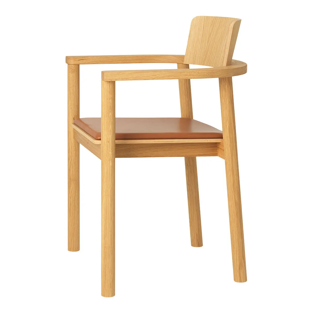 Rudi Dining Armchair - Seat Upholstered