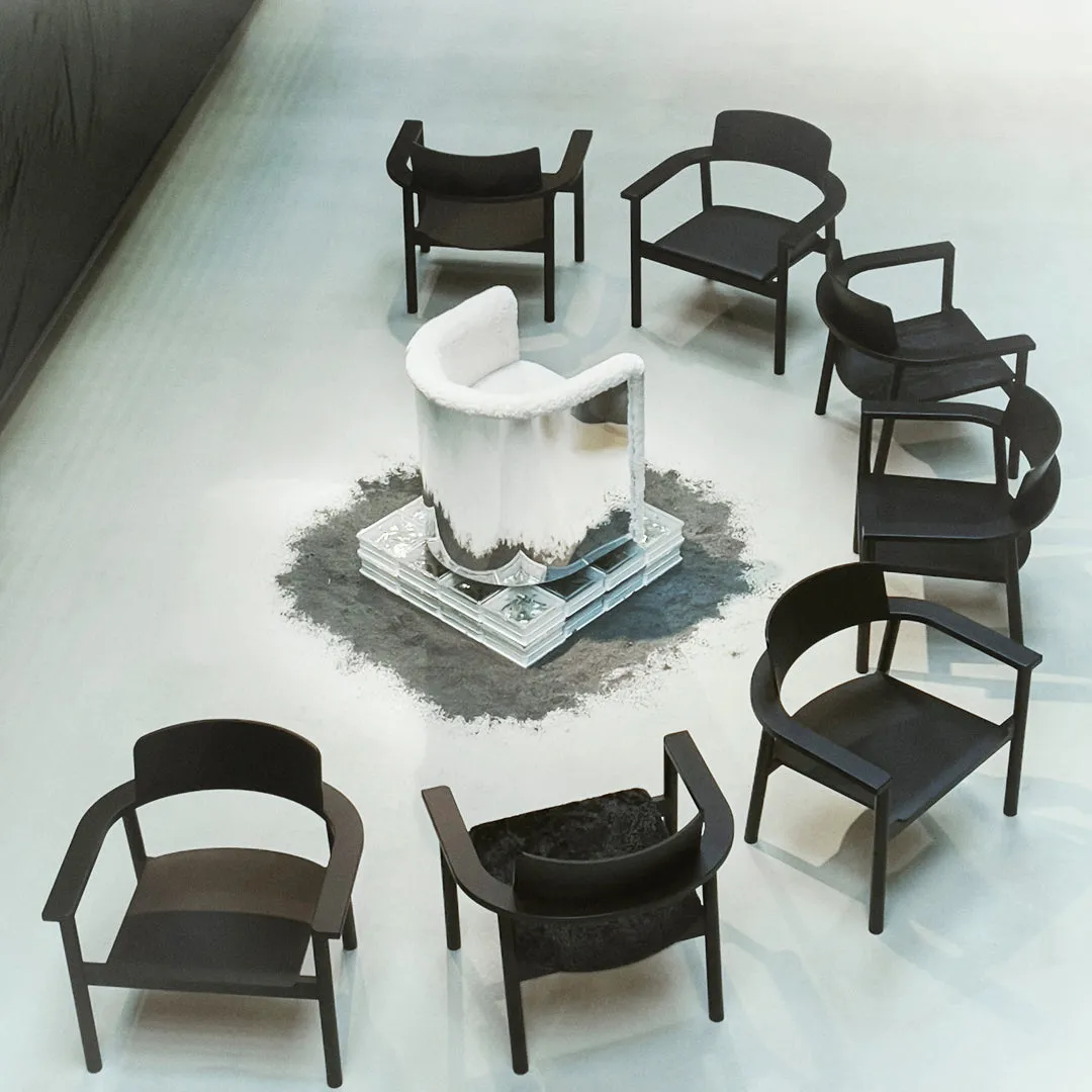 Rudi Lounge Armchair - Seat Upholstered
