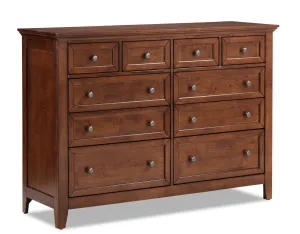 San Mateo 10-Drawer Dresser - Tuscan