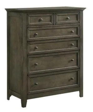 San Mateo 5-Piece Queen Panel Bedoom Package - Pewter