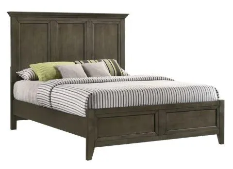 San Mateo 5-Piece Queen Panel Bedoom Package - Pewter
