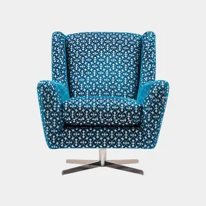 Scala - Swivel Accent Chair In Fabric