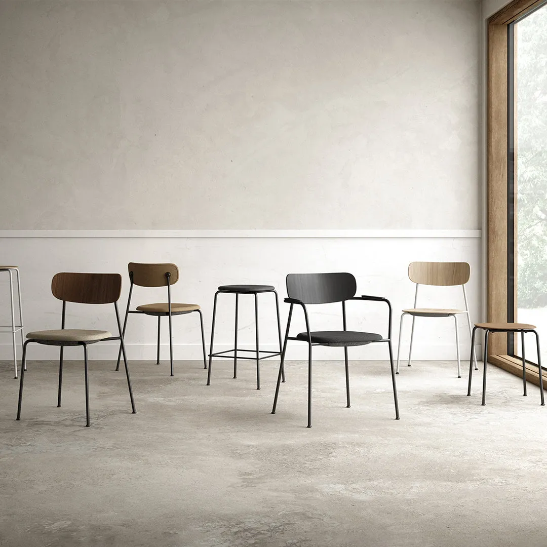 Scope Stool - Seat Upholstered - Stackable