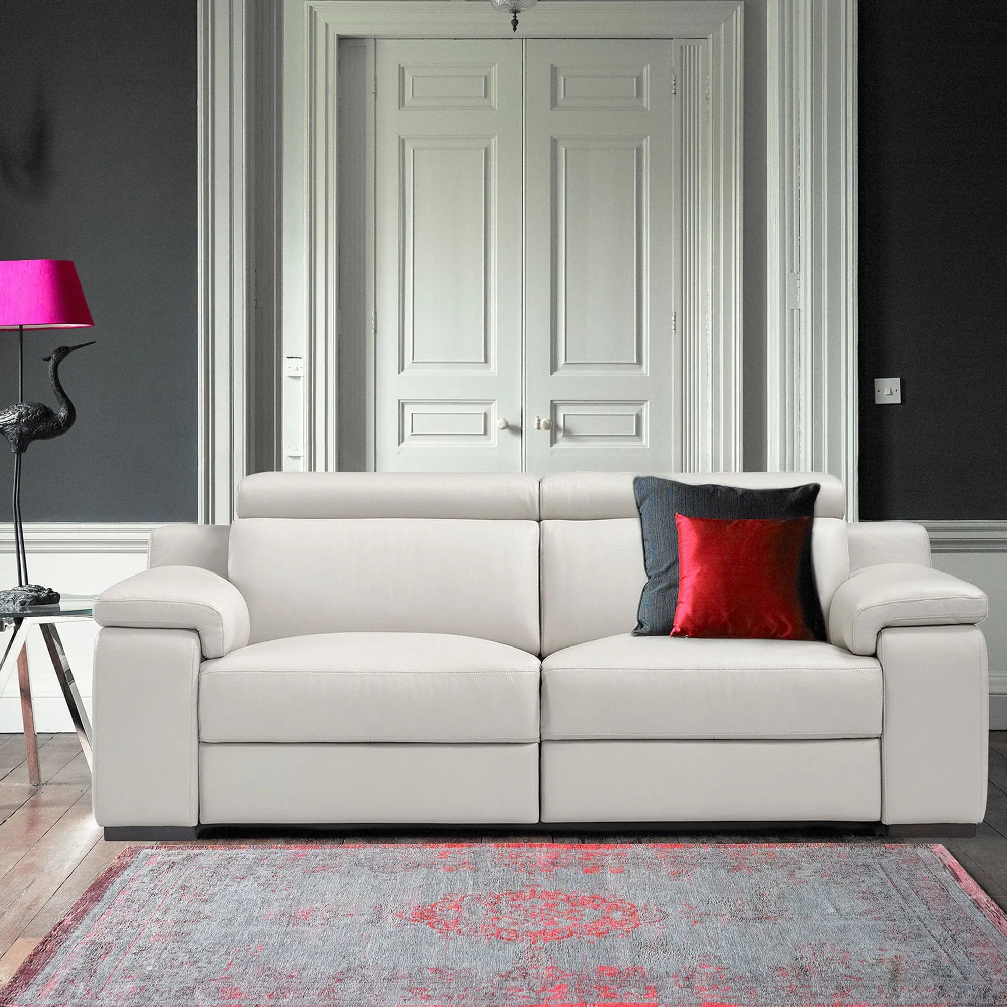 Selvino - 3 Seat Sofa In Leather