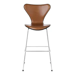 Series 7 Bar Stool - Lacquered - Front Upholstered
