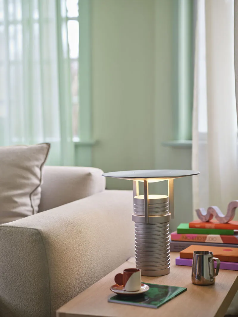 Set table lamp, Silver