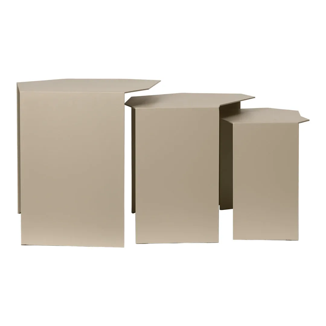 Shard Cluster Nesting Coffee Tables - Set of 3