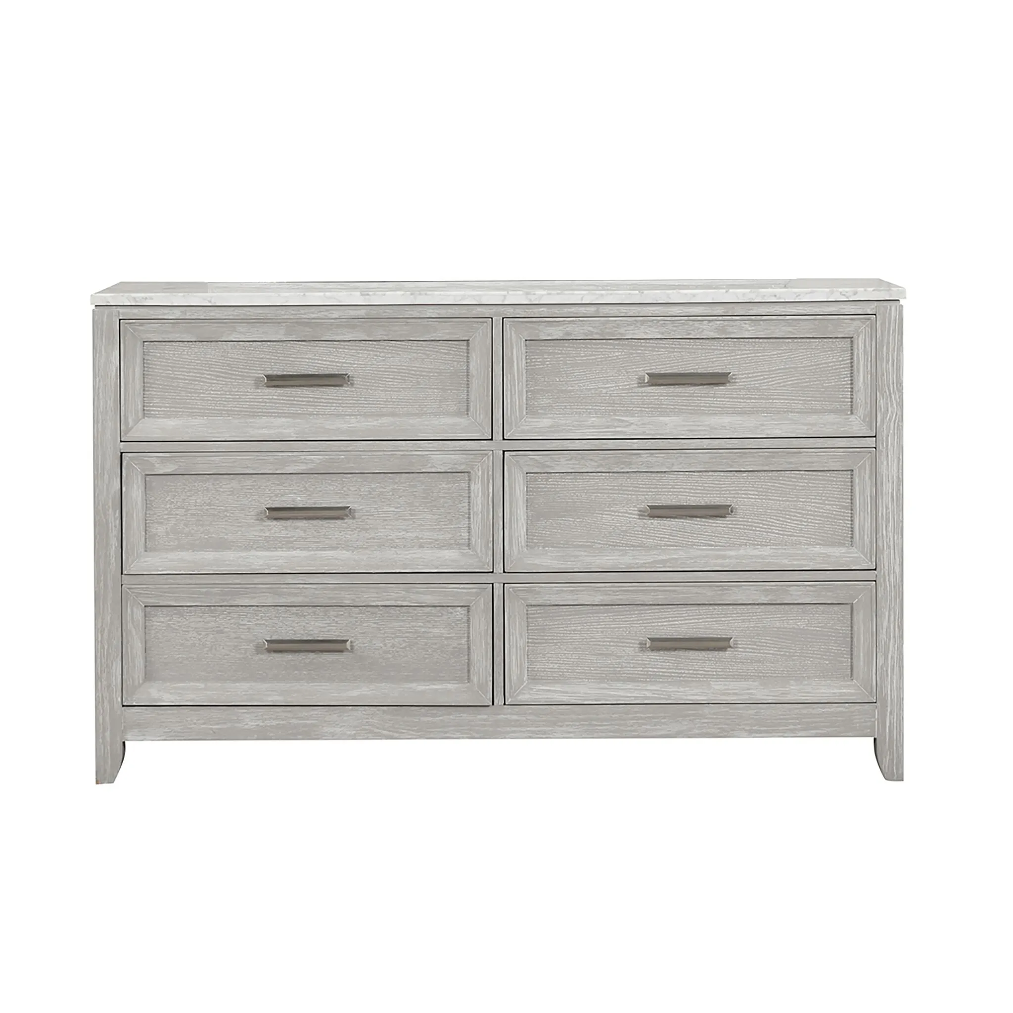 Silverwood 6-Drawer Dresser - Mist Grey