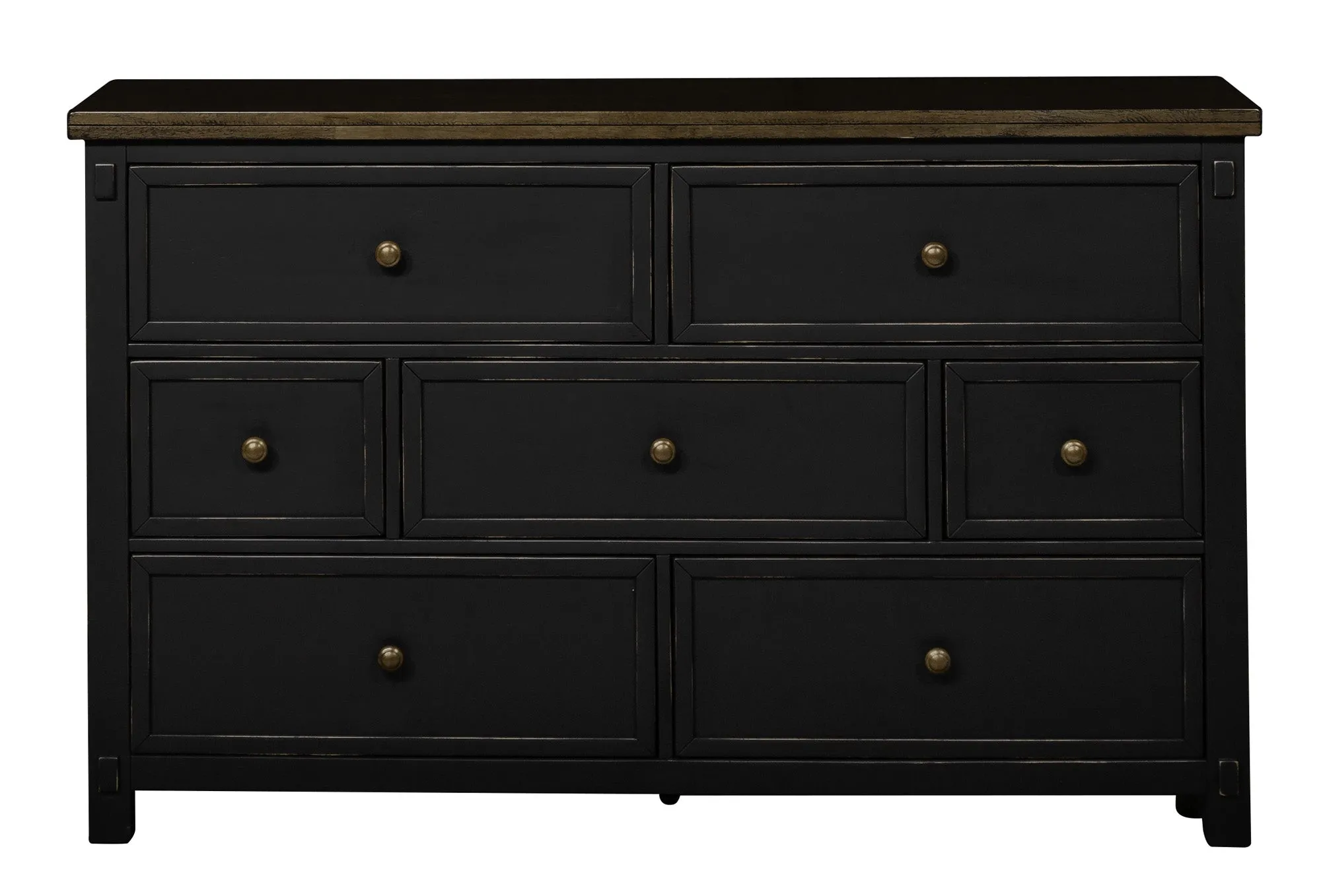 Stormy Ridge 7-Drawer Dresser - Slate Black, Chicory