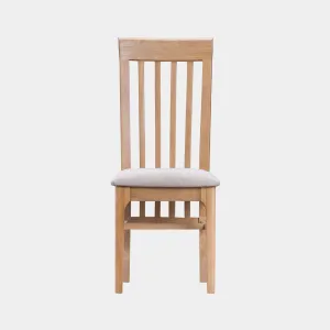 Suffolk - Slat Back Dining Chair In Fabric