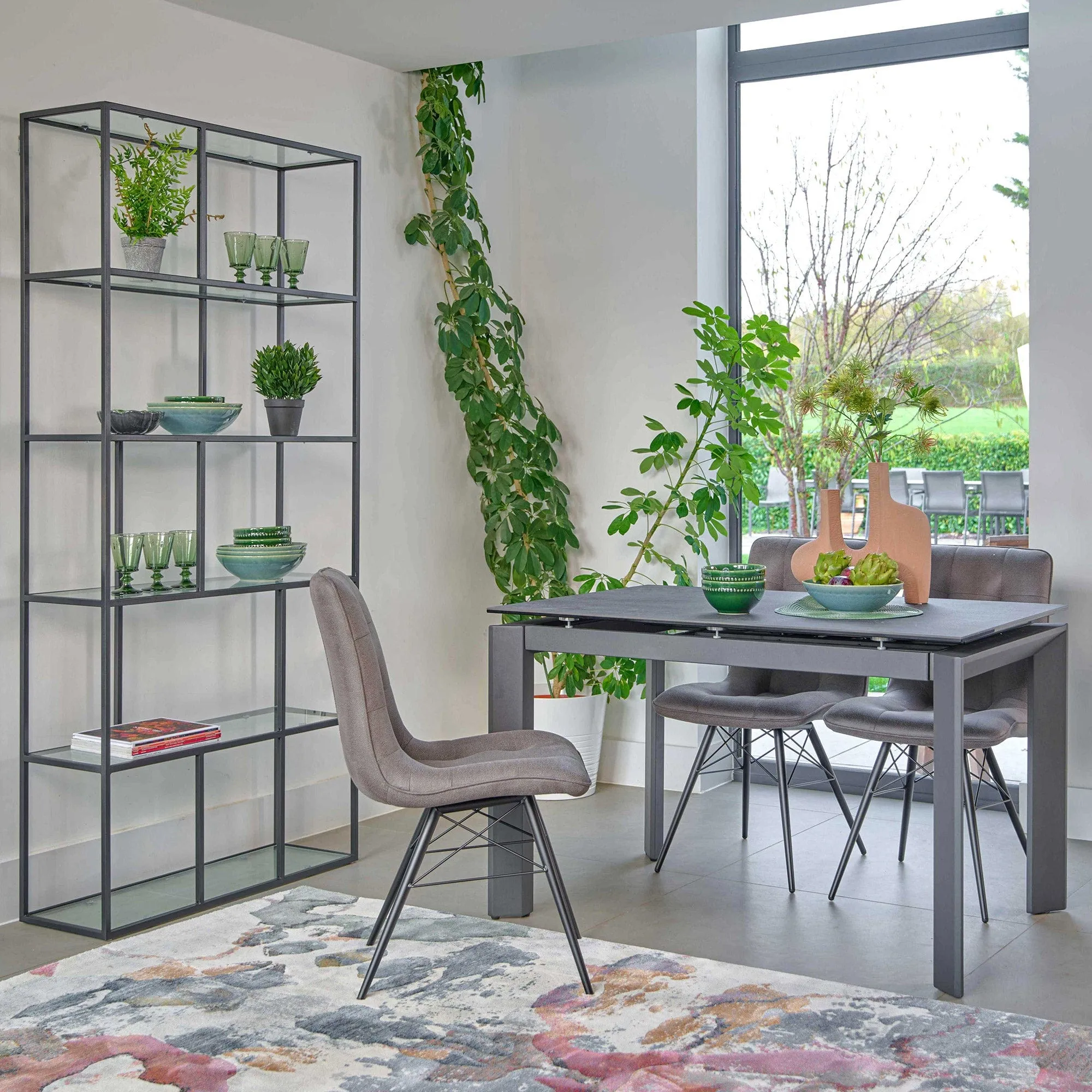 Tarranto - 120cm Extending Dining Table In Ceramic