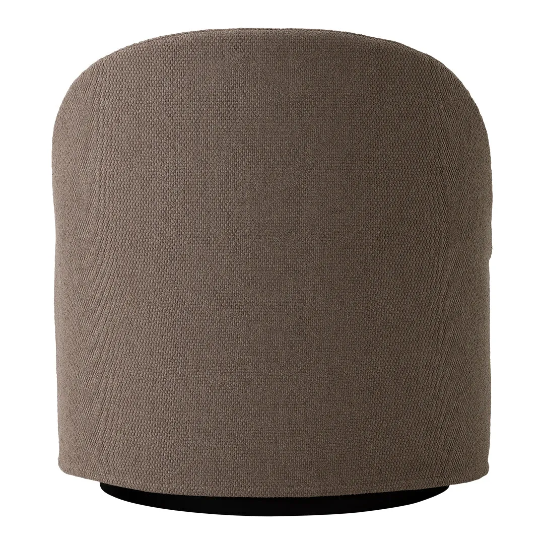 Tearoom Lounge Chair - Swivel w/ Return & Loose Cover