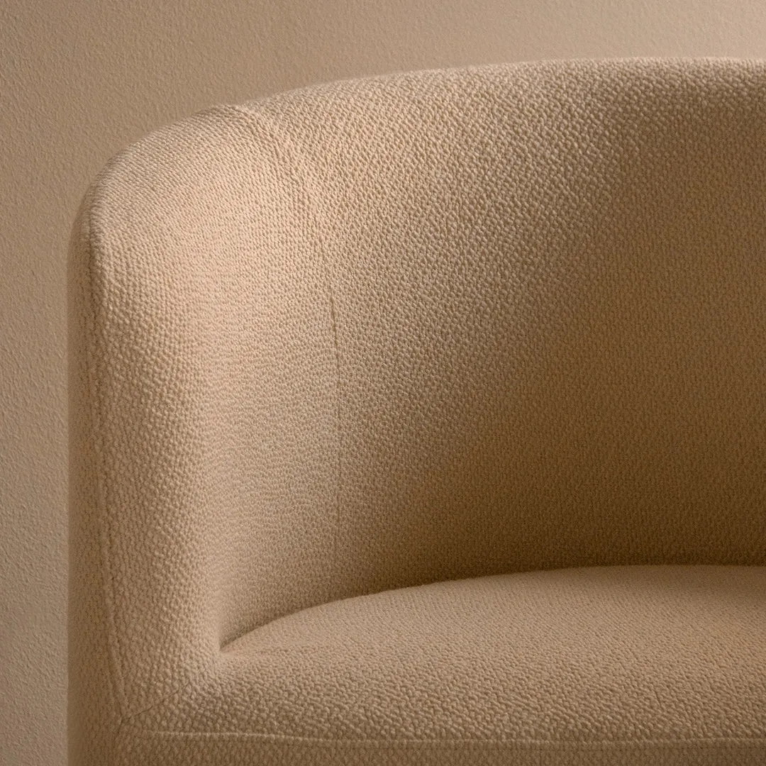 Tearoom Lounge Chair - Swivel w/ Return & Loose Cover