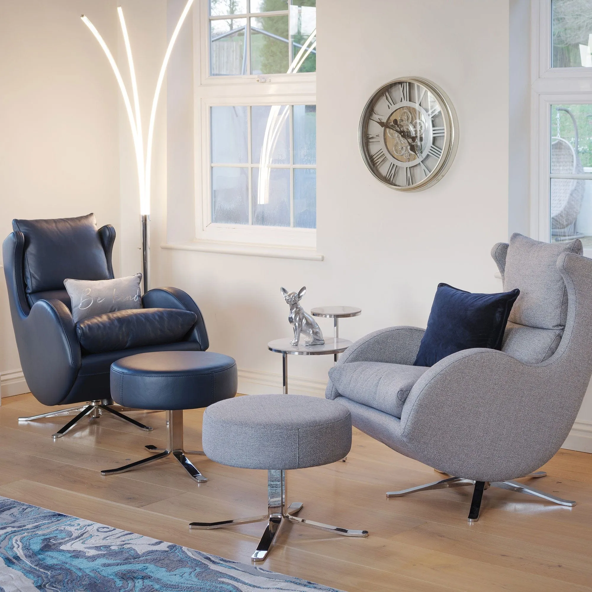 Toledo - Swivel & Rocking Chair In Fabric