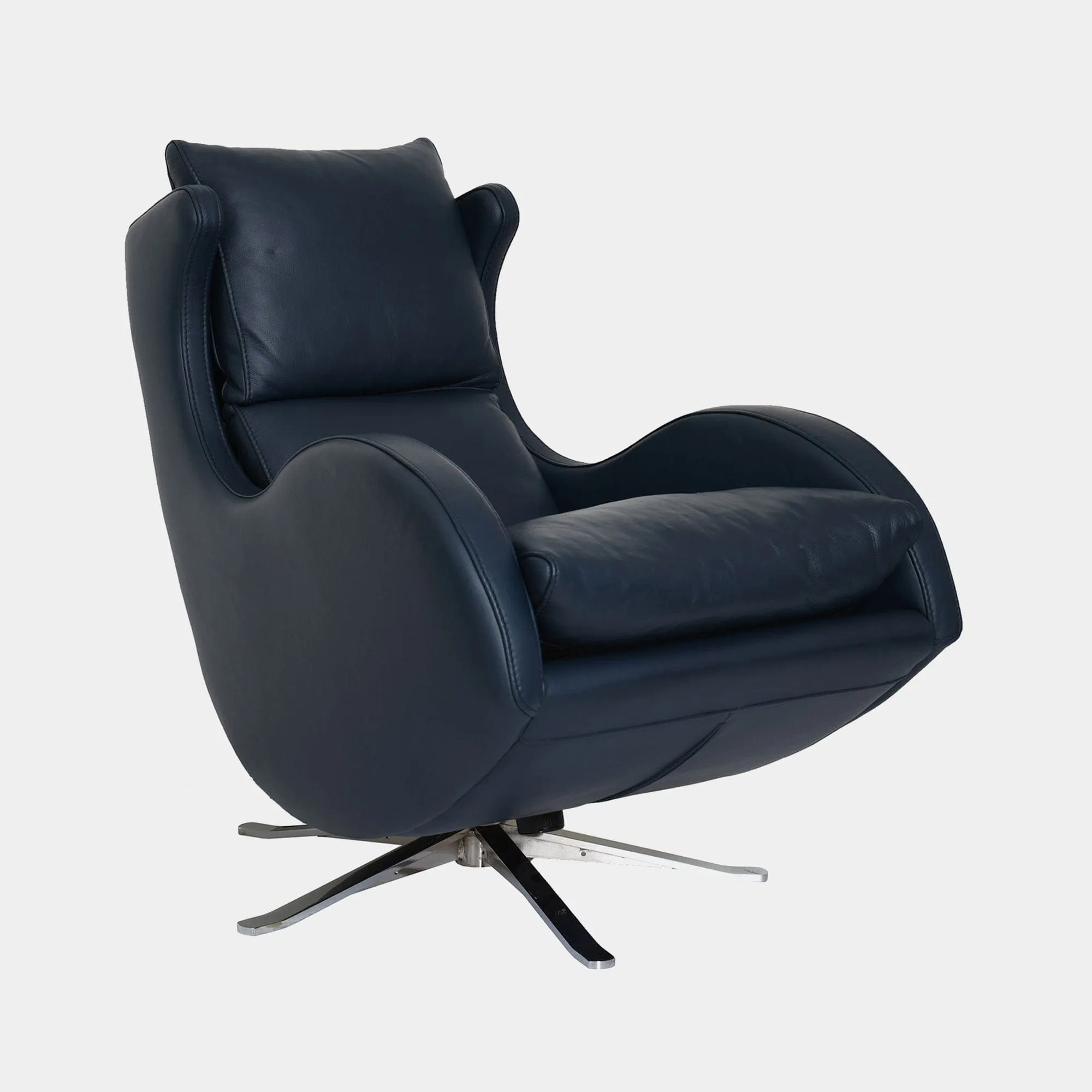 Toledo - Swivel & Rocking Chair In Leather