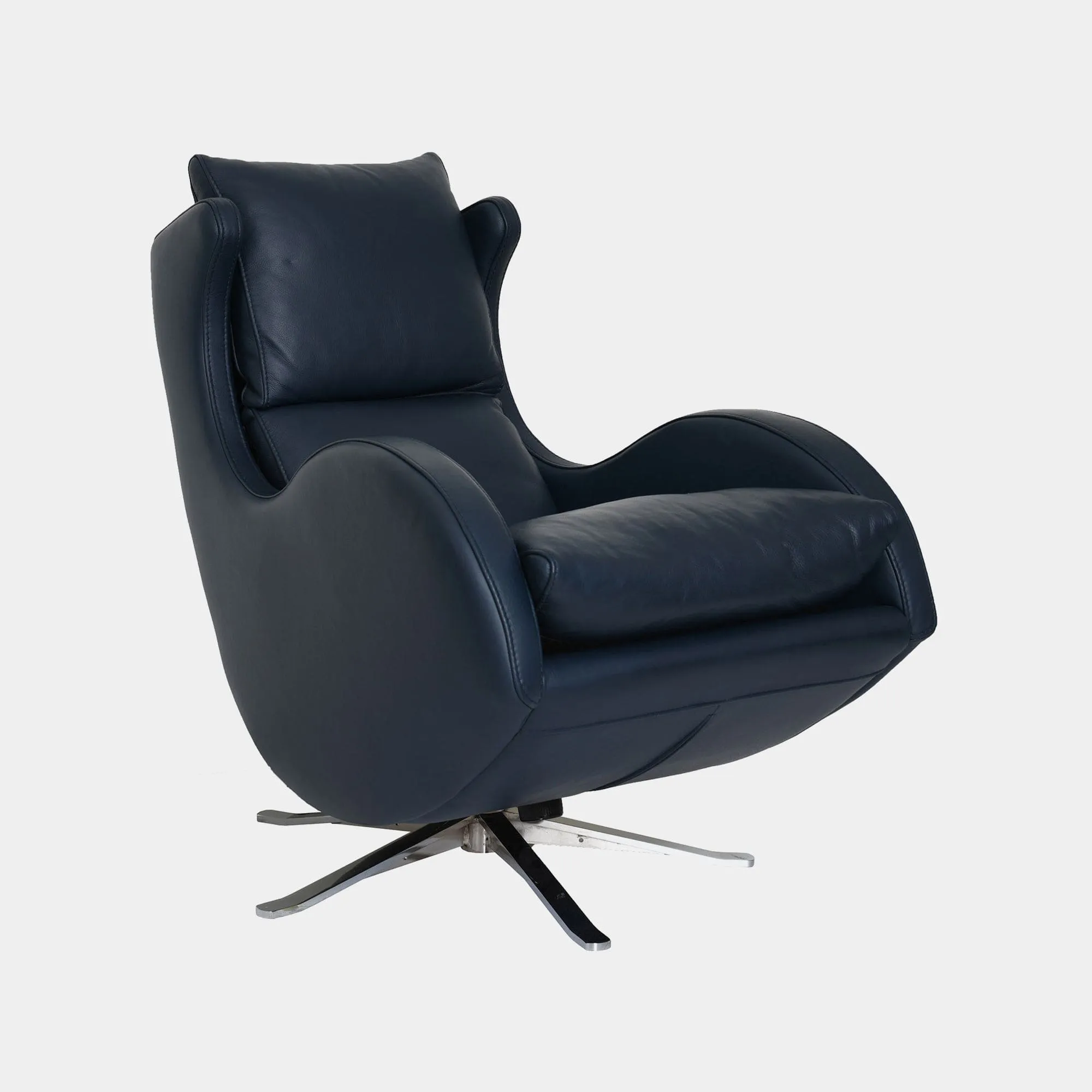 Toledo - Swivel & Rocking Chair In Leather