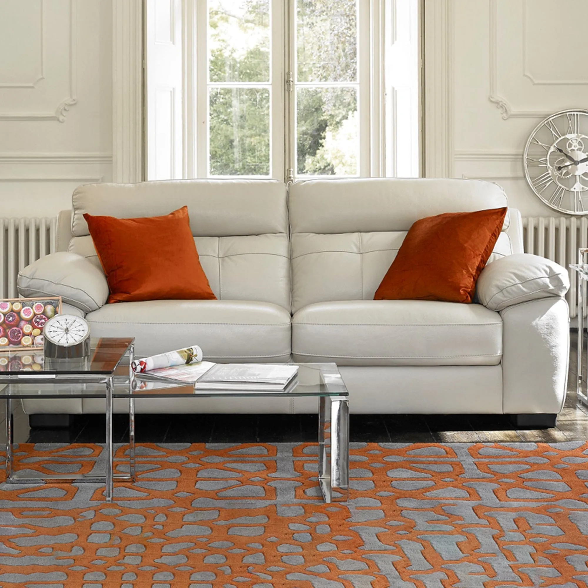 Trapani - 3 Seat Sofa In Leather