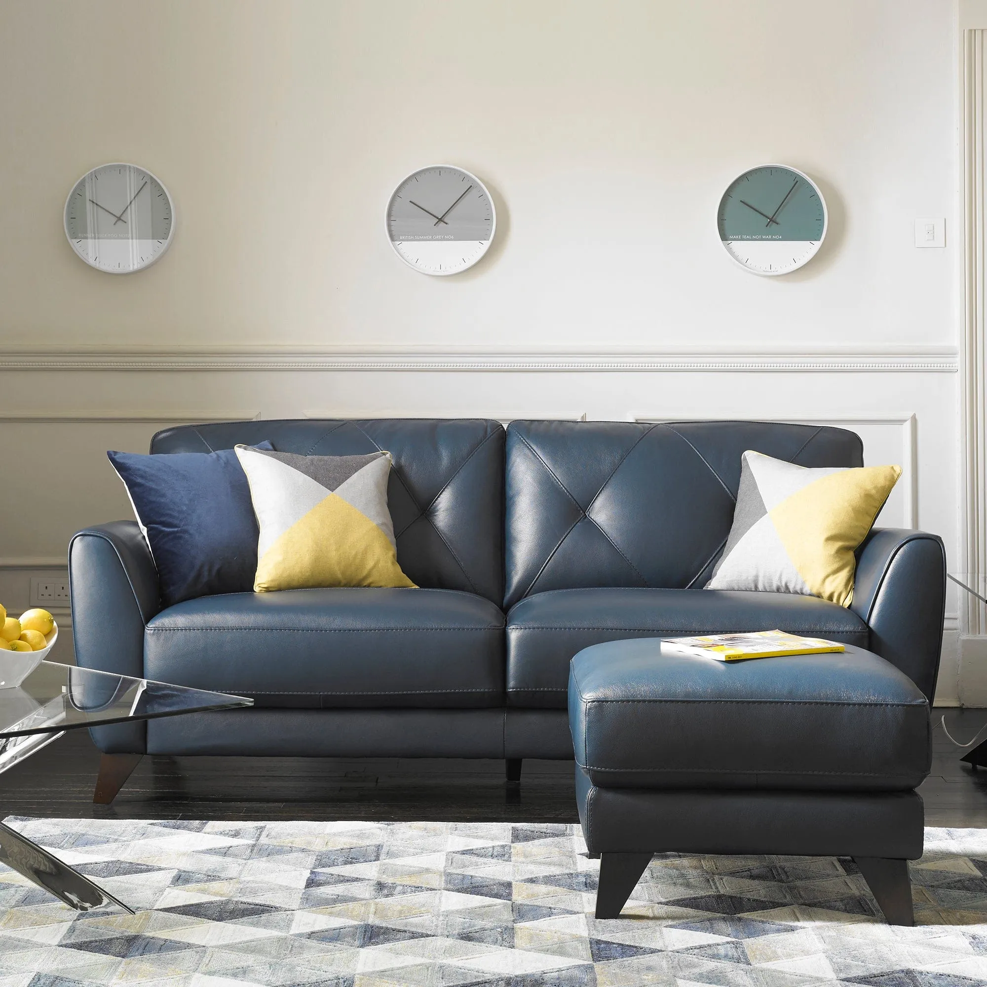 Trento - 3 Seat Sofa In Leather