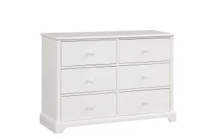 Trudy 6-Drawer Dresser - White