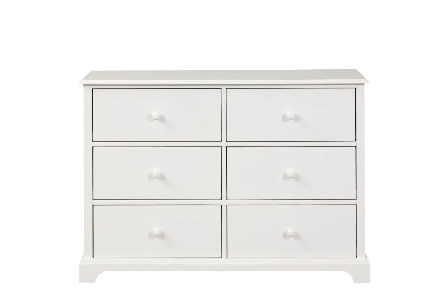 Trudy 6-Drawer Dresser - White