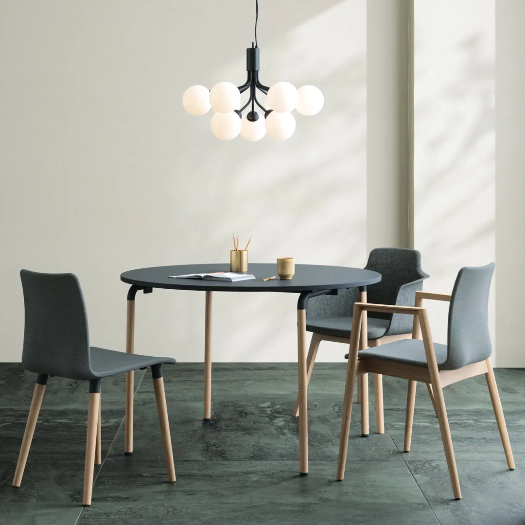 Tube Wood Folding Table