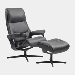 View - Cross Chair With Footstool In Paloma
