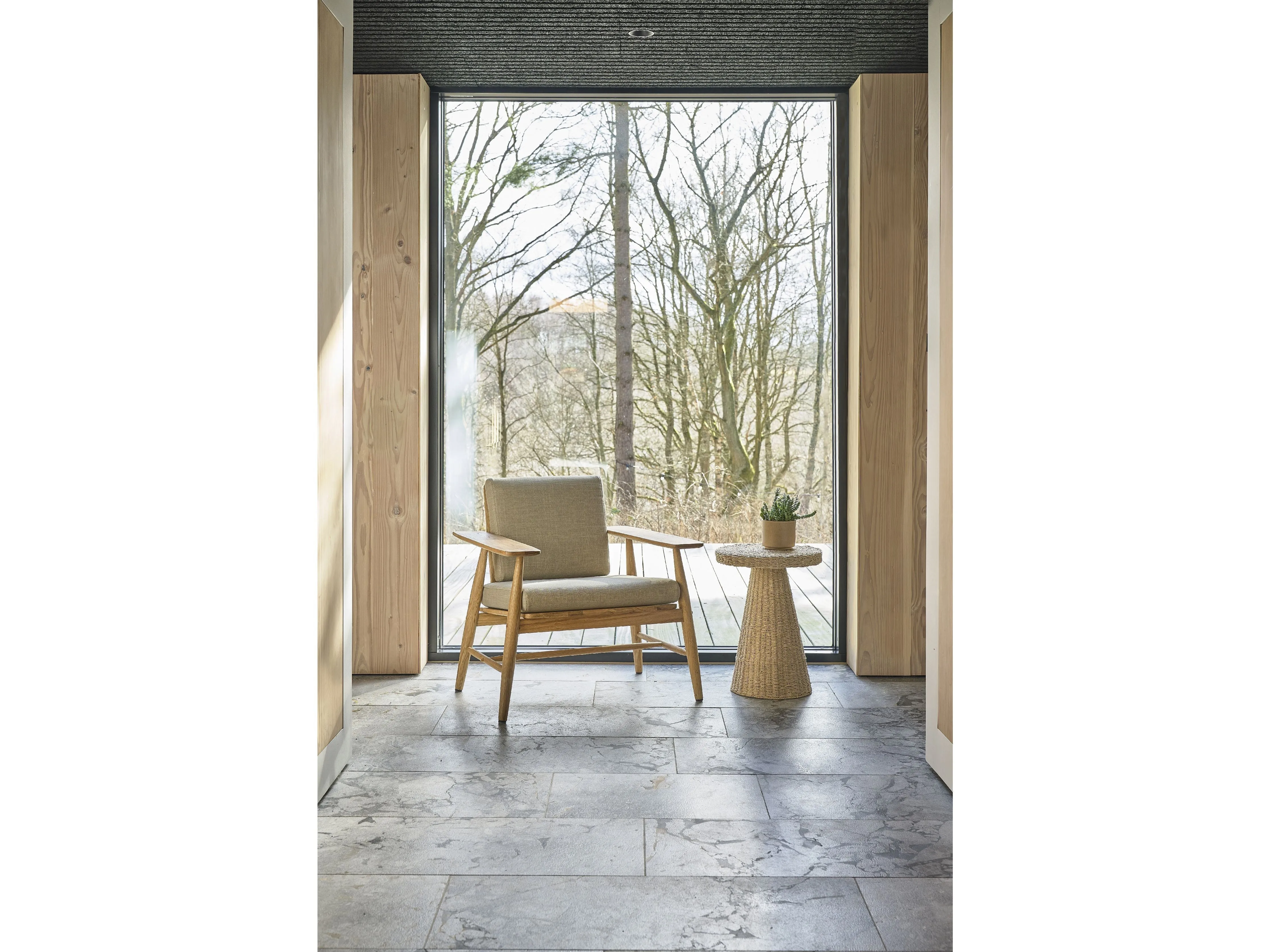 Villa Collection Varel Table ø 40 X 54 Cm, Nature