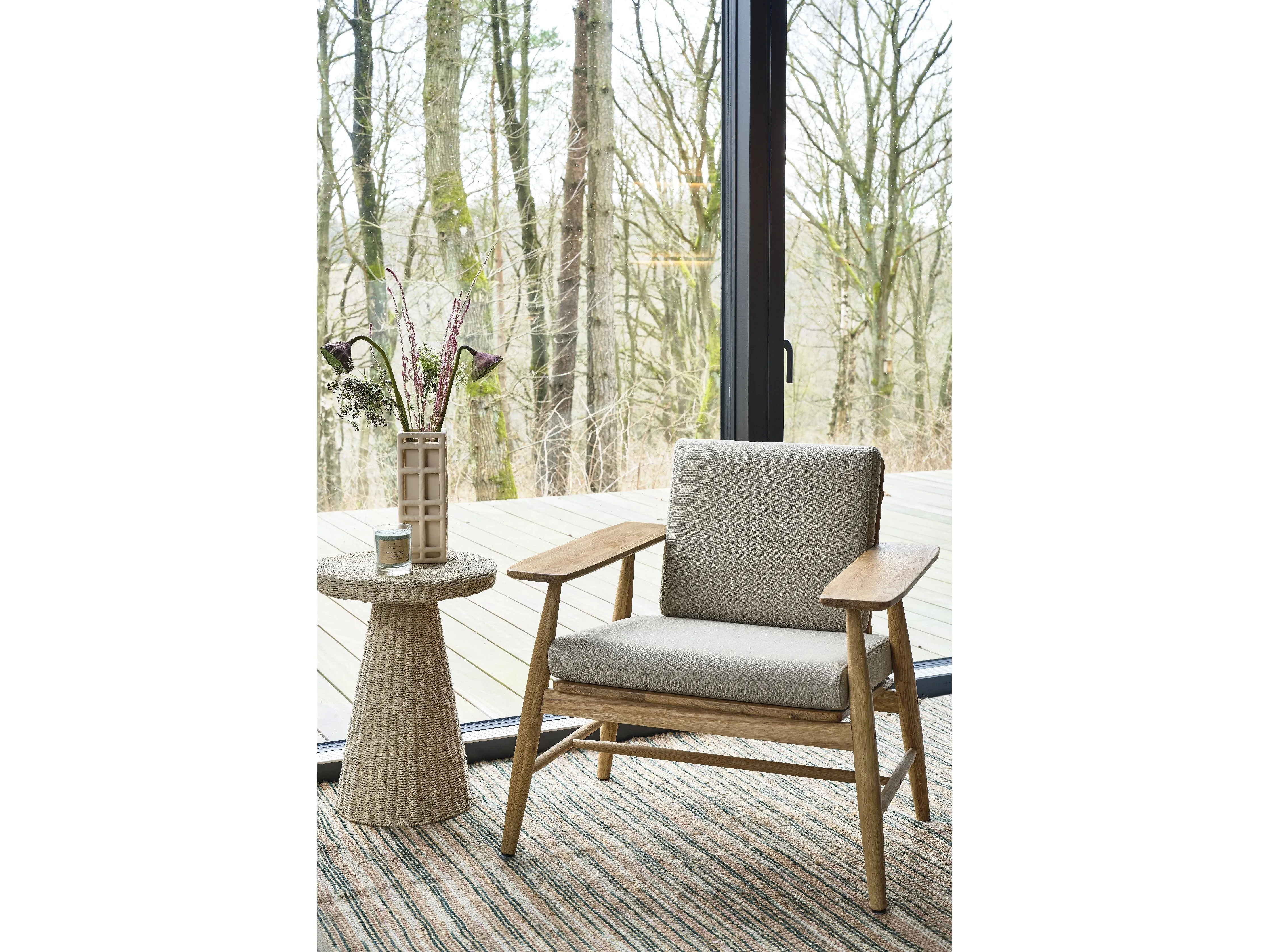 Villa Collection Varel Table ø 40 X 54 Cm, Nature