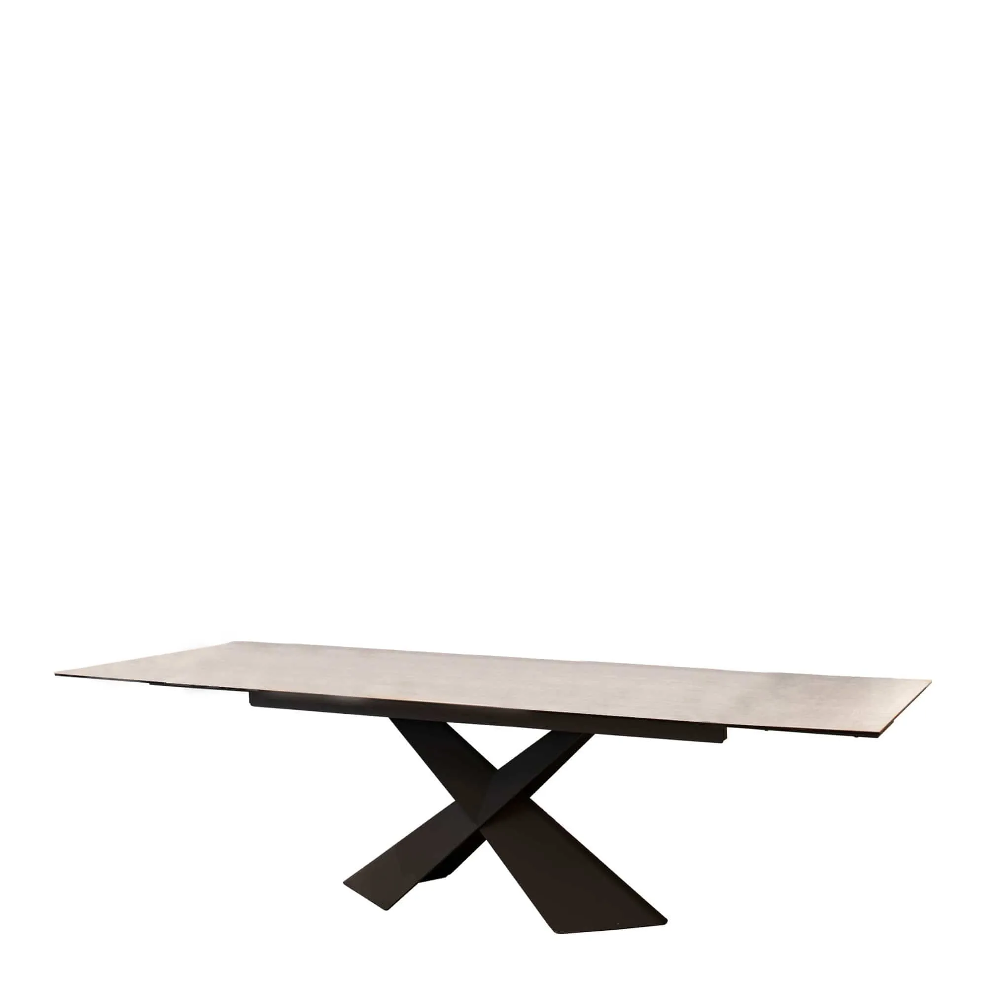 Vincenza - 200cm Extending Dining Table With Salt White Ceramic Top
