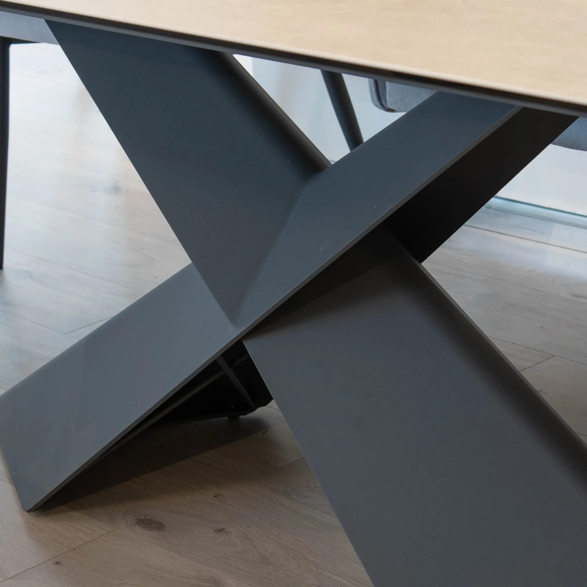 Vincenza - 200cm Extending Dining Table With Salt White Ceramic Top