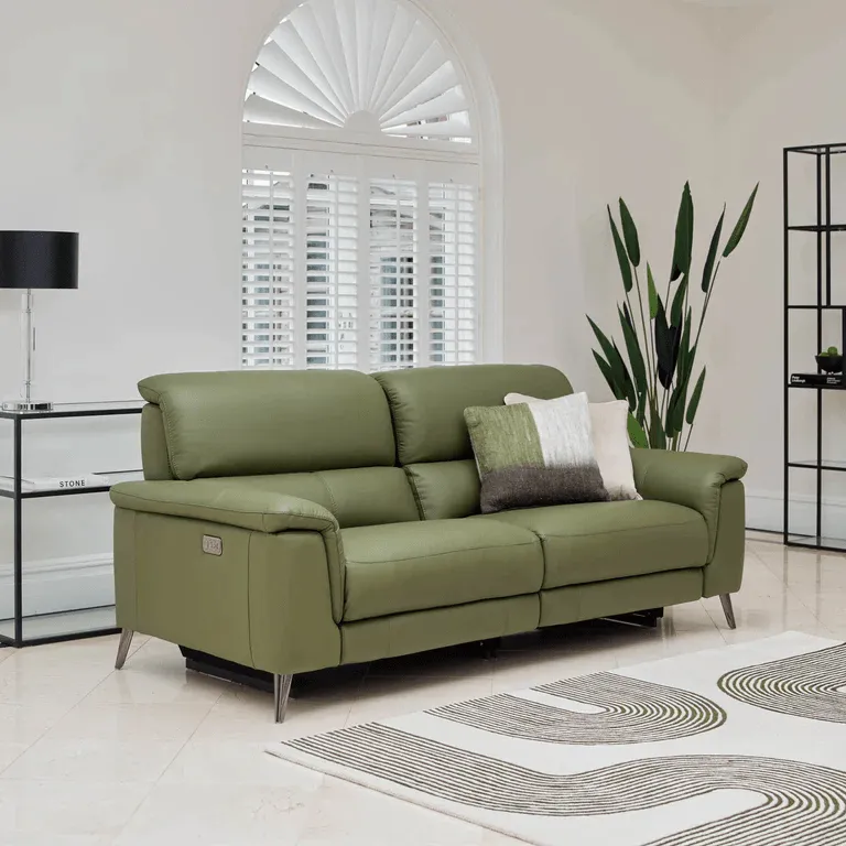 Virage - 2.5 Seat Power Recliner Sofa In Leather