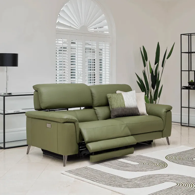 Virage - 2.5 Seat Power Recliner Sofa In Leather