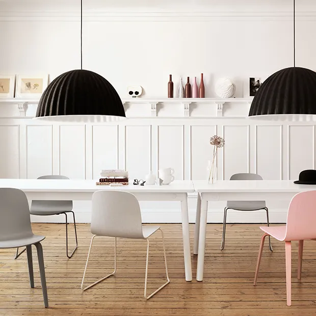 Visu Chair, Metal Base, White/White