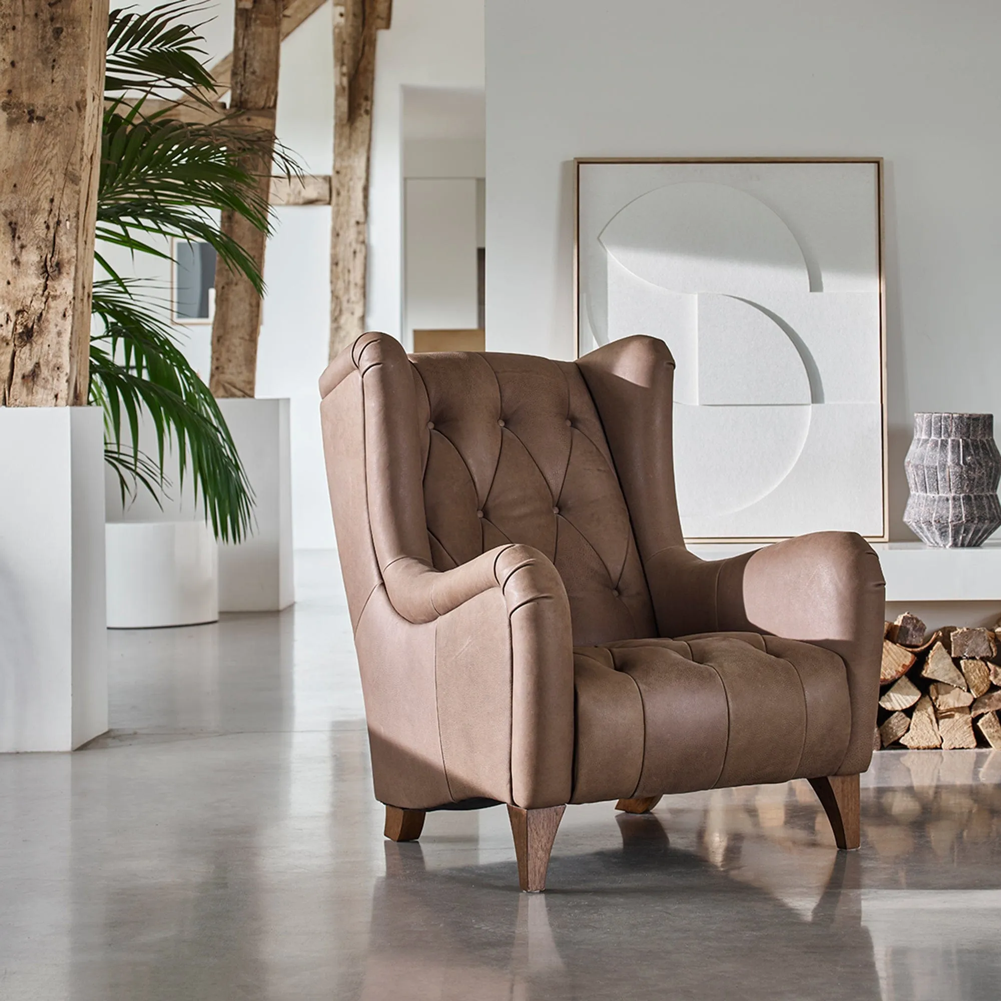 Washington - Accent Chair In Leather