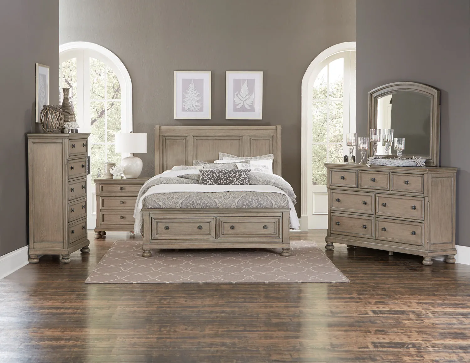 Windchester Night Table - Grey